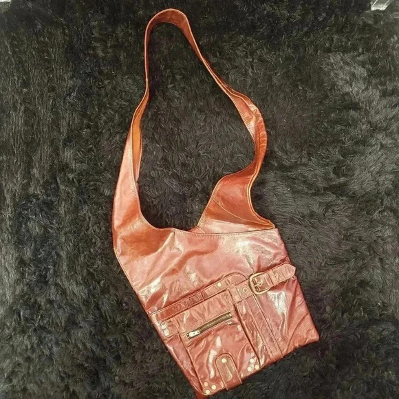 Viva Bags of California Leather Crossbody Purse - Picture 1 of 12